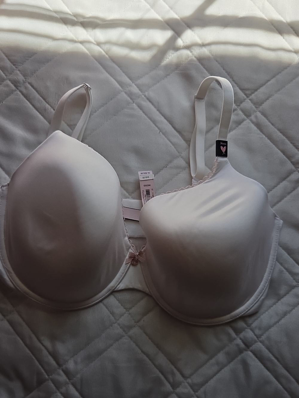 Victoria's Secret White Petfect Coverage Bra